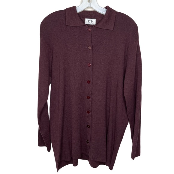 Vintage‎ L&F Italy Cardigan Sweater - Picture 1 of 8